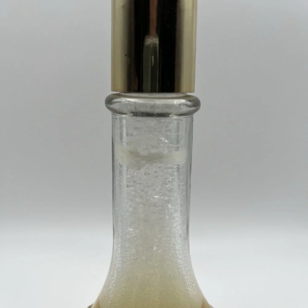 Vintage 70s Watkins Bubbling Creme Bath 18559 10 oz Glass Bottle Vanity Decor